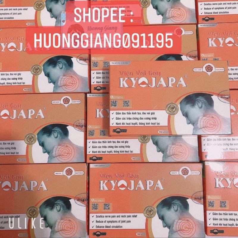 Viên vai gáy KYOJAPA hộp 30 viên