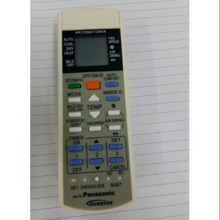 Điều khiển điều hòa Panasonic inventer 2 chiều