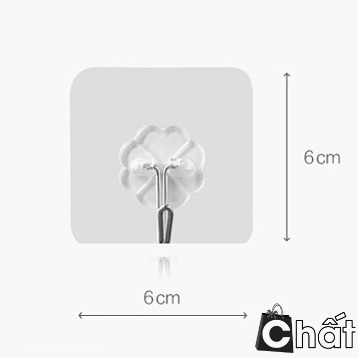 Bộ 10 móc treo hít tường chịu lực