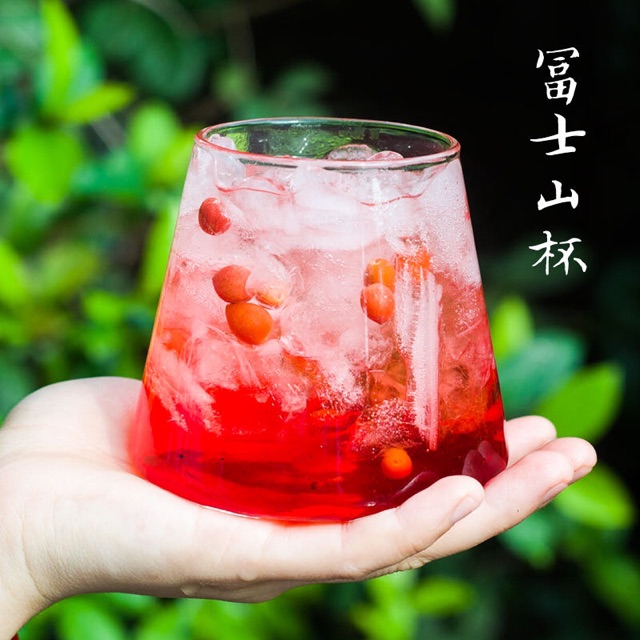Ly thủy tinh- Ly đáy bầu tam giác