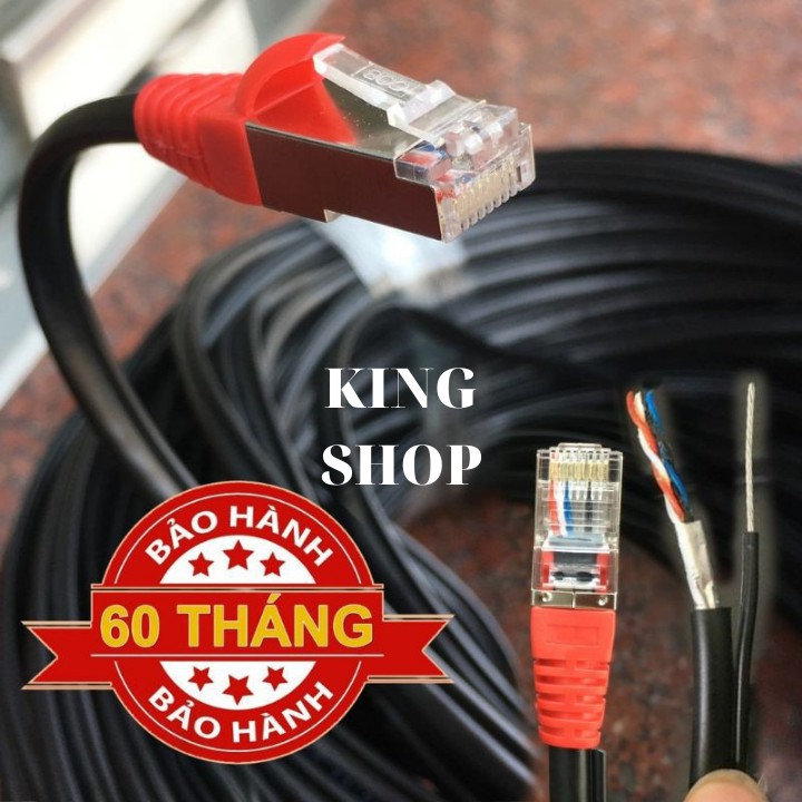 DÂY MẠNG NGOÀI TRỜI Cat5e ⚡Hàng Nhập Khẩu⚡ Bấm Sẵn 5m 10m 15m 20m 25m ......