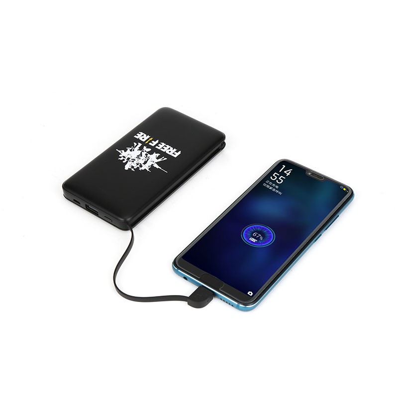 Sạc dự phòng Free Fire cho iPhone/thiết bị cổng type C/cổng micro 10000mAh