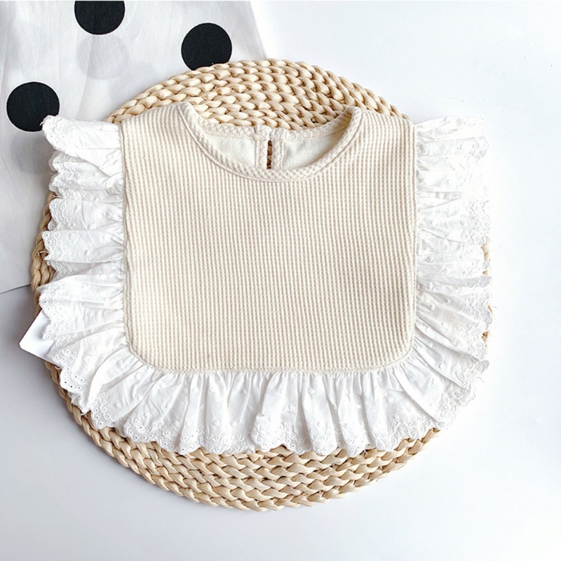 Yếm Cotton Mềm Phối Ren Kiểu Công Chúa Dễ Thương Cho Bé Gái