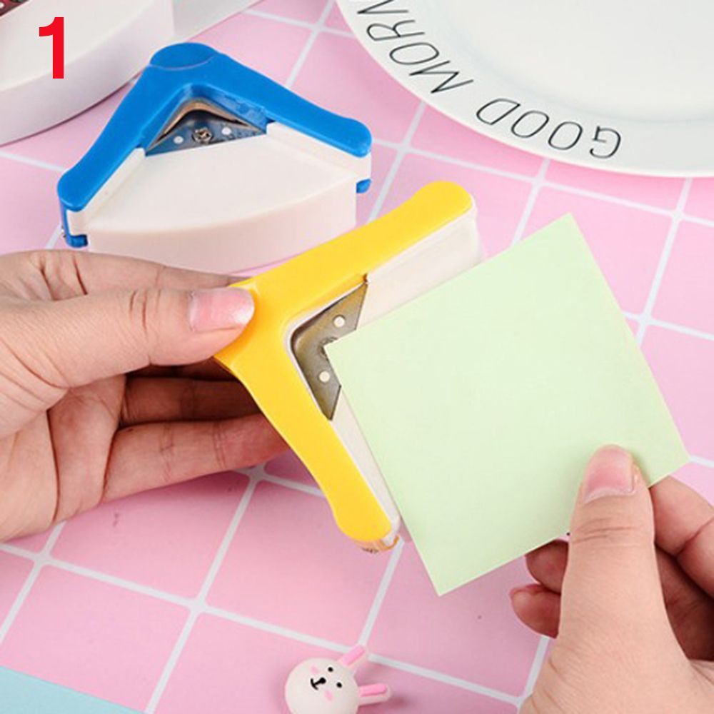 KENTON Office Paper Puncher R5mm Stationery Paper Cutter Rounder Cutter Tool Manual Round Corner Trim Photo Punch