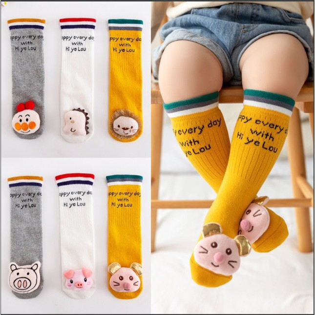 Tất thú 9D cao cổ đến đầu gối cho bé trai bé gái từ 0-4 tuổi - Duonghieu6789