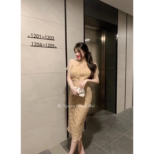 Đầm ren thiết kế