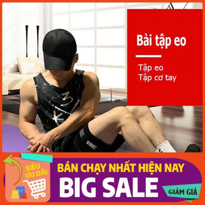 Dụng cụ tập cơ bụng eo gym đồ dùng thể thao tại nhà đa năng có đế hút chân ko trụ chữ t giúp dáng chuẩn eo thon nam nữ