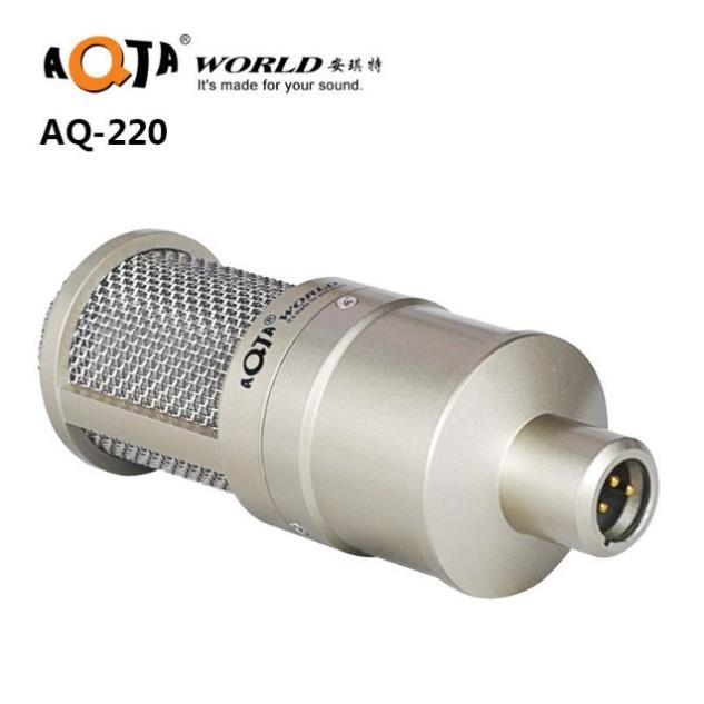 💥 Micro Thu Âm AQTA AQ 220 - Micro Hát Karaoke - Livestream Cao Cấp Chính Hãng Bảo Hành 6 Tháng