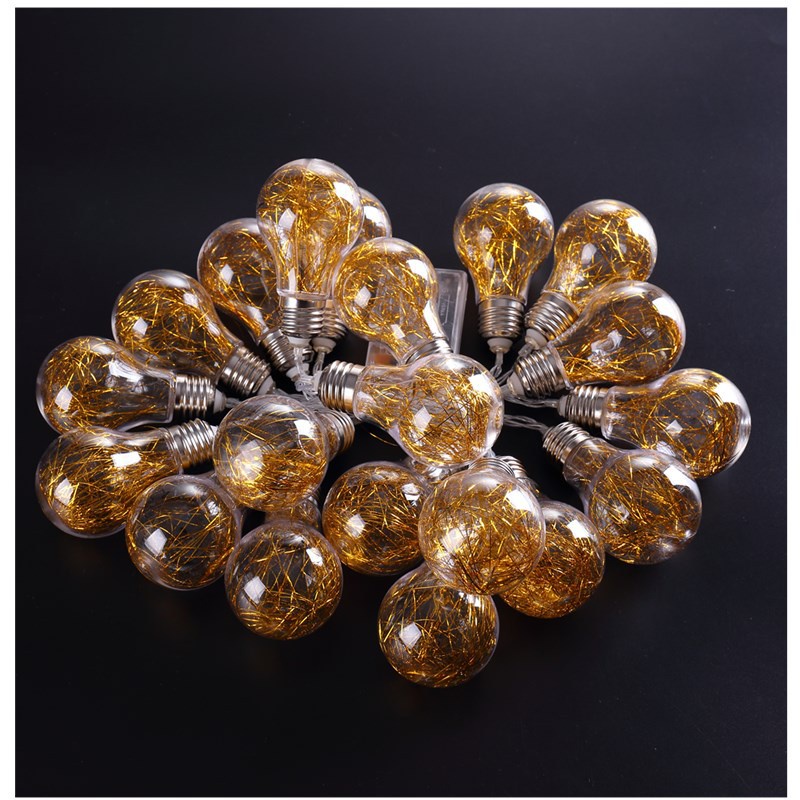 Dây Đèn Led Vàng Edison Trang Trí Năm Mới / Tiệc Cưới / Giáng Sinh