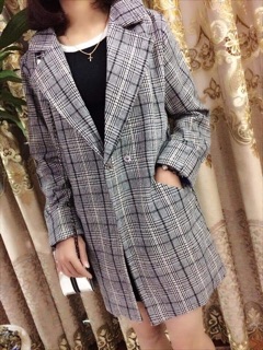 Áo dạ vest kẻ Sang Chảnh