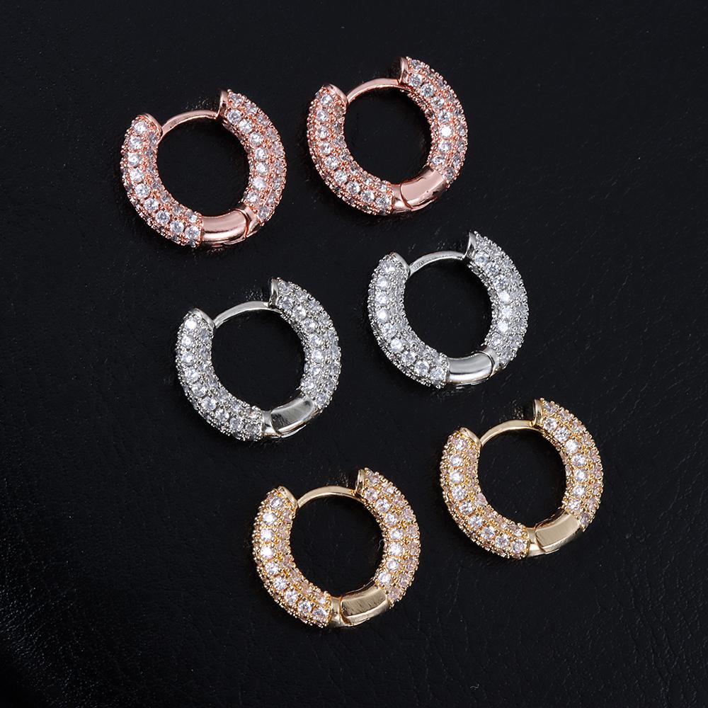 CLEVER Khuyên Tai Dạng Vòng Lủng Lẳng Xỏ Sụn Tai Helix Khối Toàn Diện Cho Nam Và Nữ