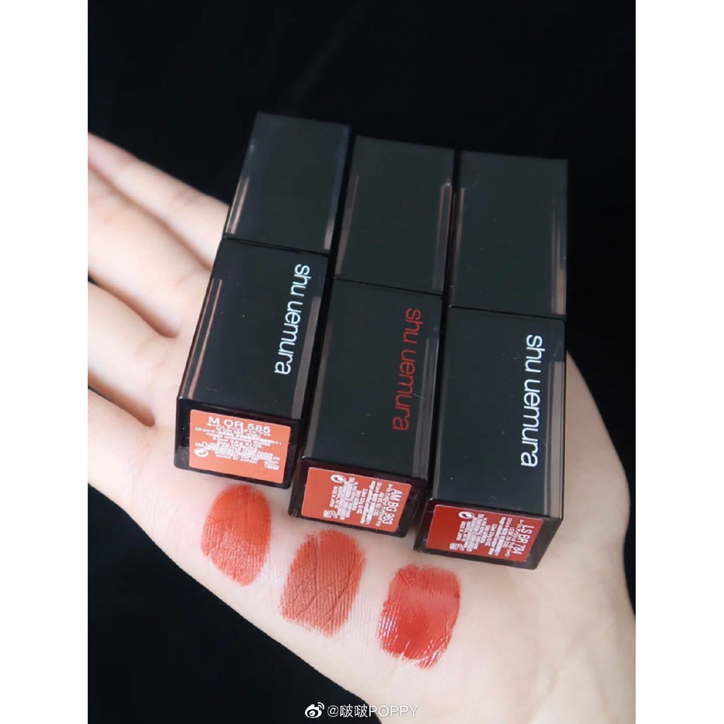 [PHÂN PHỐI CHÍNH HÃNG] Son Shu Uemura vỏ đen mới 2020