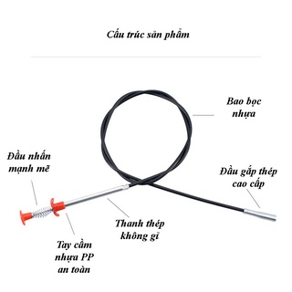 Dụng cụ gắp rác bồn rửa chén, lỗ cống