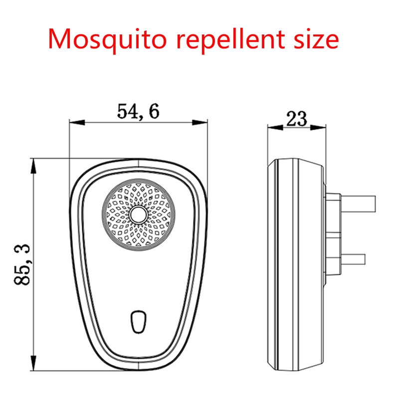 Thiết Bị Đuổi Côn Trùng Pest Reject - Máy Đuổi Chuột Gián Muỗi Ruồi Kiến Mối Bằng Sóng Siêu Âm An Toàn