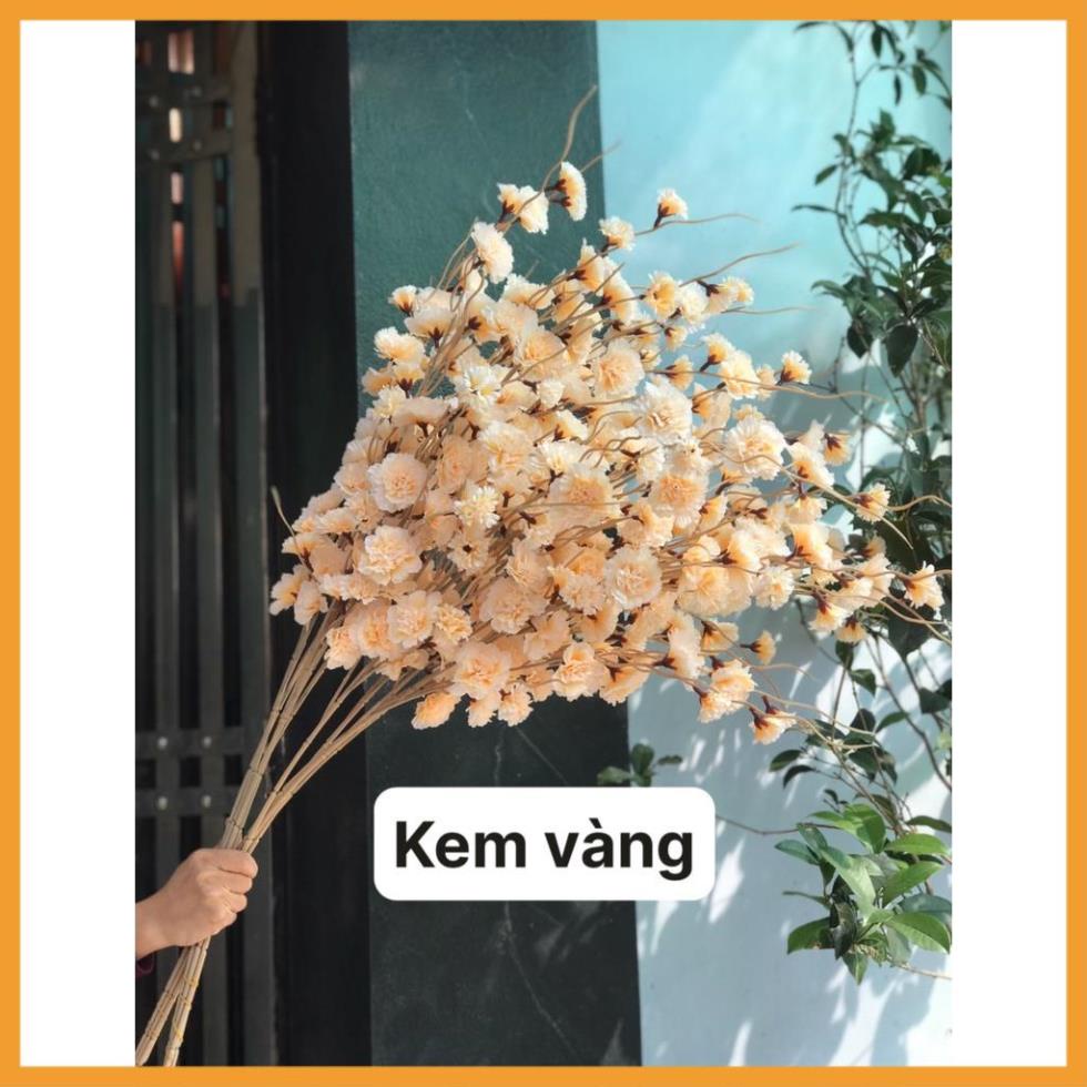 Anh Đào Râu, hoa leo giả vải lụa cao cấp decor trang trí nhà cửa