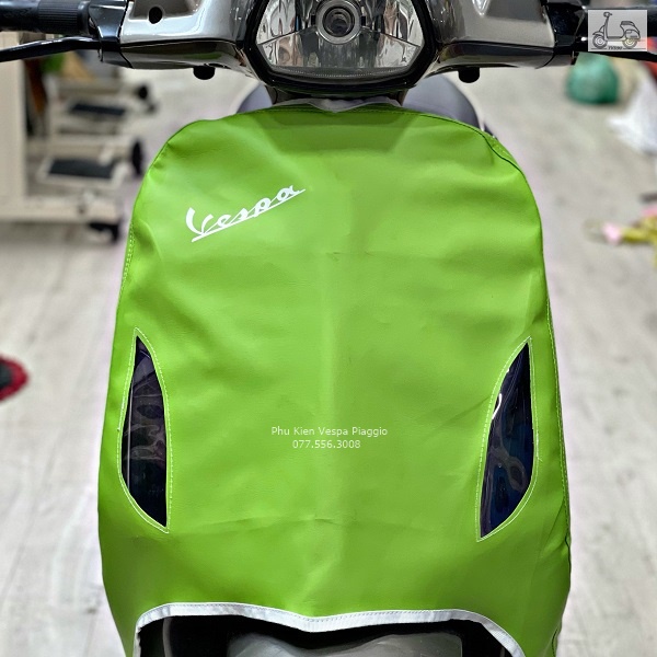 Trùm Trước Cho Vespa Hàng Hãng Da Cao Cấp Chống Nước