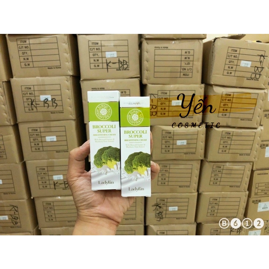 TRẮNG DA - KEM DUÕNG / KEM Bông Cải Xanh Ladykin Broccoli Super Brightening 60ml
