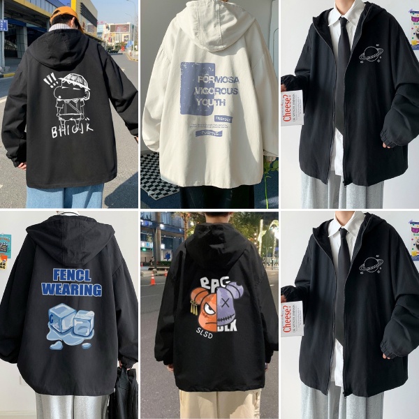 Áo khoác dù nam nữ unisex có nón chống nắng, cản gió n Mẫu Mới Về Hot Hit Chất vải 2 lớp cực đẹp