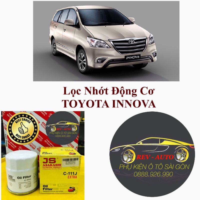 Lọc Nhớt Máy ô tô Toyota Innova- Quà tặng