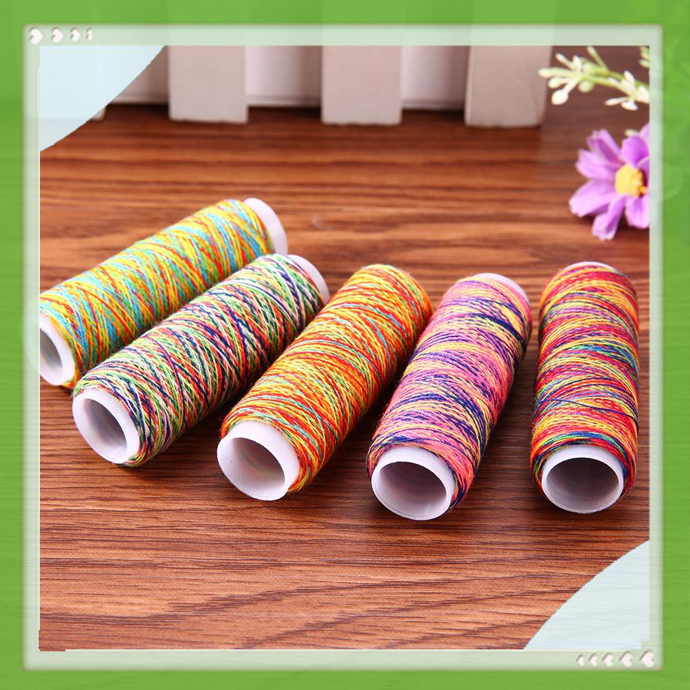 Set 5 cuộn chỉ may nhiều màu
