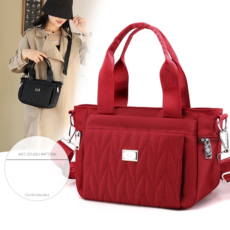 Túi Xách Nữ Đeo Vai Họa Tiết Hình Thoi Thời Trang