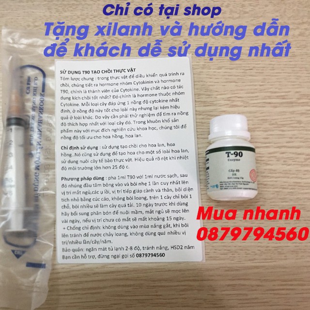 Kích mầm T90, kích mầm cho hoa hồng, bôi trực tiếp