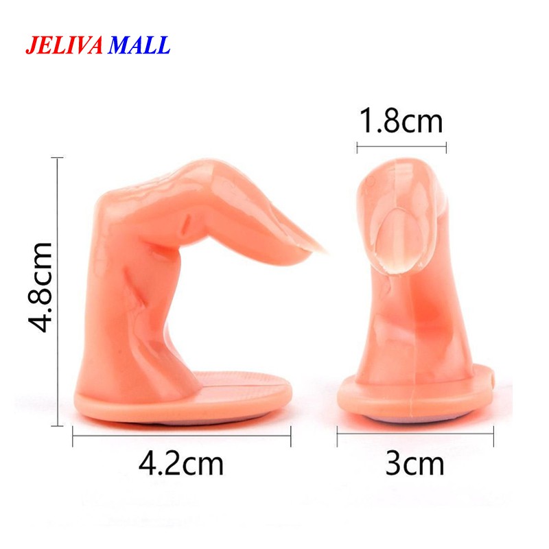 Ngón tay giả tập làm nail bằng nhựa
