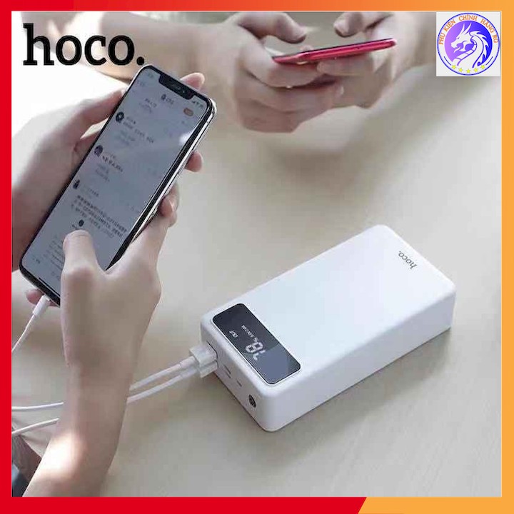 Sạc Dự Phòng Hoco DB119 / Hoco J65A Dung Lượng 40000 mAh Có Đèn Pin - Màn Hình Led - Hàng Chính Hãng