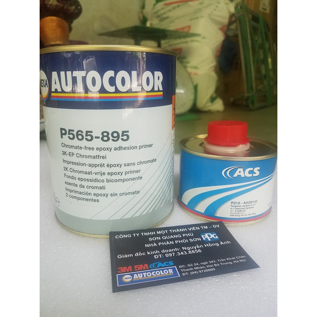 P565-895 Sơn lót chống gỉ (Epoxy) hãng Nexa Autocolor thuộc tập đoàn PPG Mỹ ( Sơn oto xe máy )