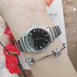 Đồng hồ nữ bulova 96r213 dây kim loại case28mm