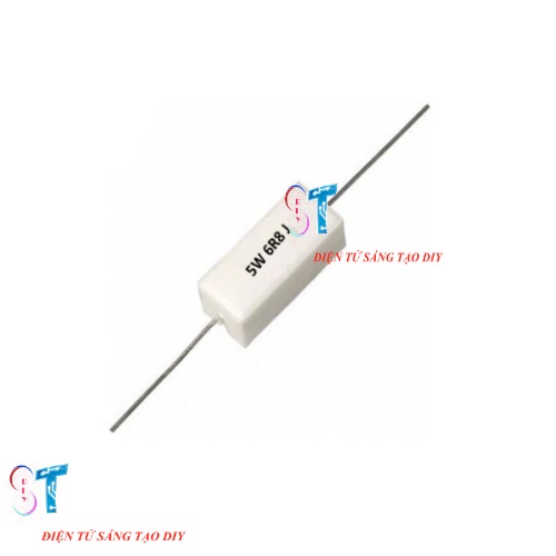 Điện Trở Sứ Công Suất 5w 6.8R 6.8R Ohm 5%