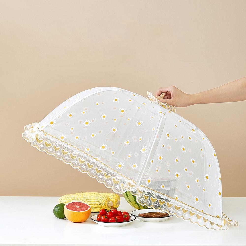 Lồng Bàn Đậy Thức Ăn Chống Muỗi Có Thể Giặt Tiện Lợi Ốp