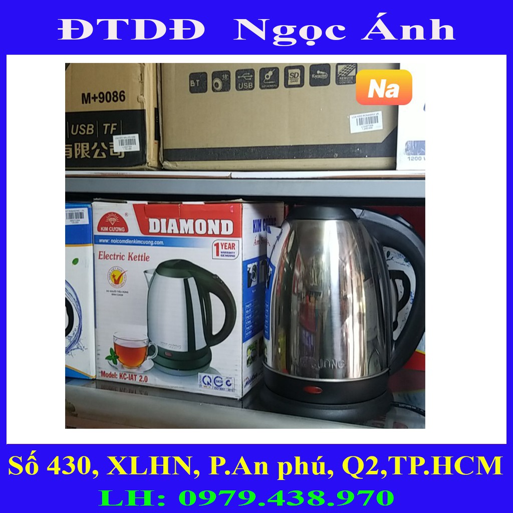 Ấm siêu tốc Kim Cương 2L