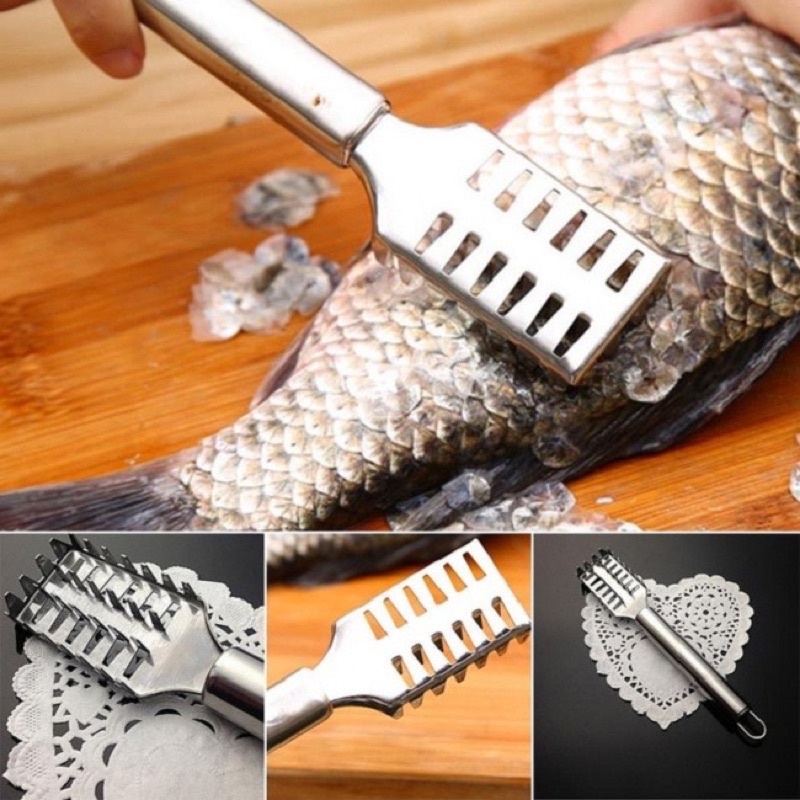 Dụng Cụ Đánh Vảy Cá Tiện Dụng Bằng Inox