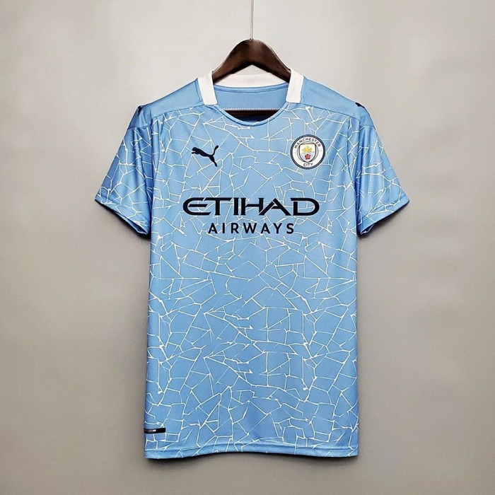 Áo Thun Jersey Manchester City Home 2020 / 21 Độc Đáo Mới