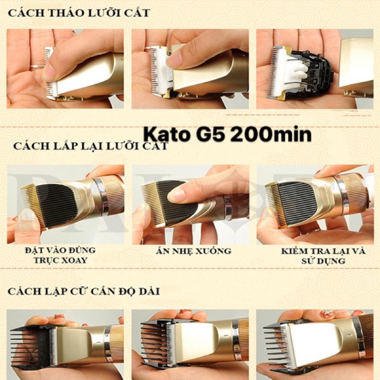 Tông đơ cắt tóc KATO G5 siêu bén