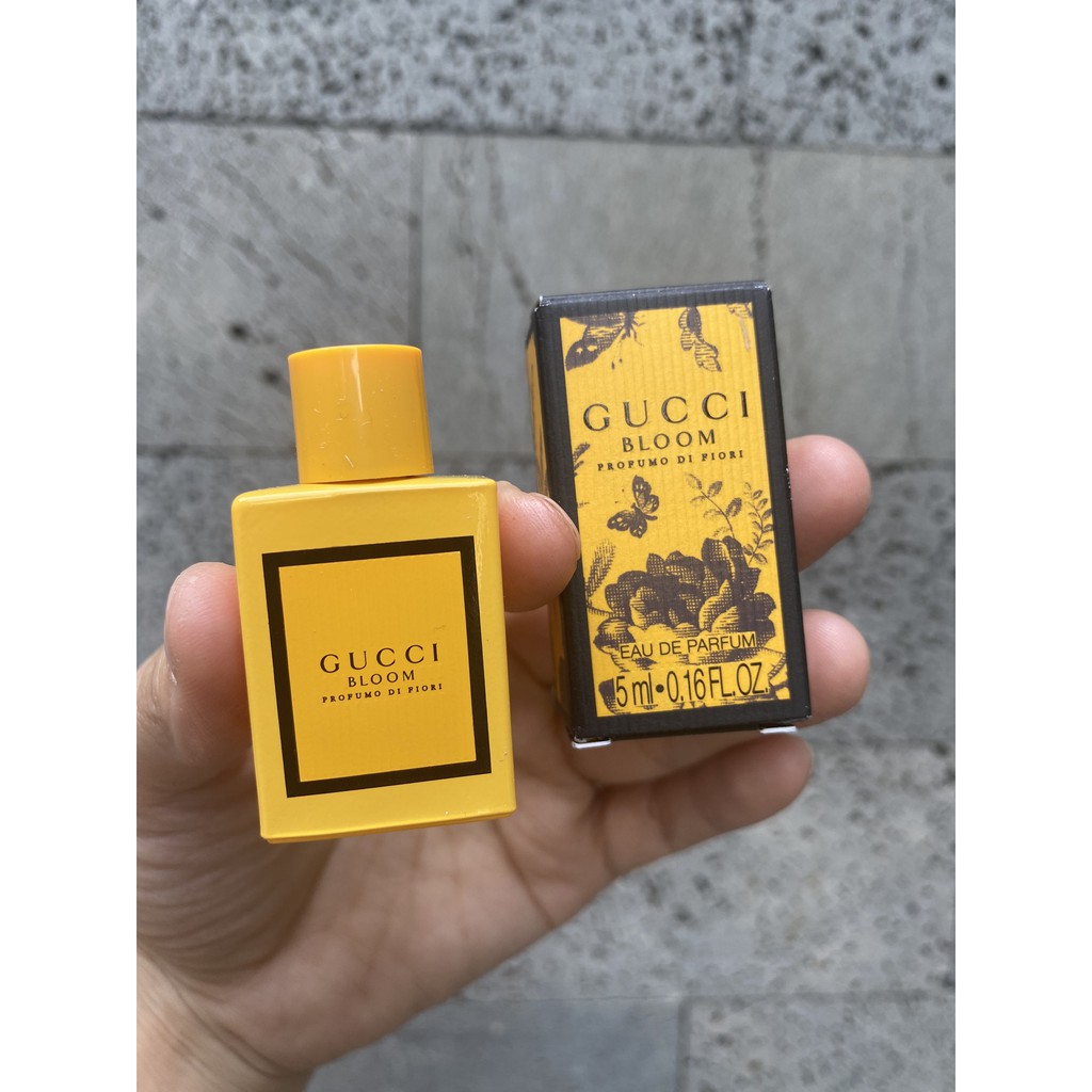 Nước hoa Mini Gucci Bloom Profumo Di Fiori edp 5ml (gucci vàng)