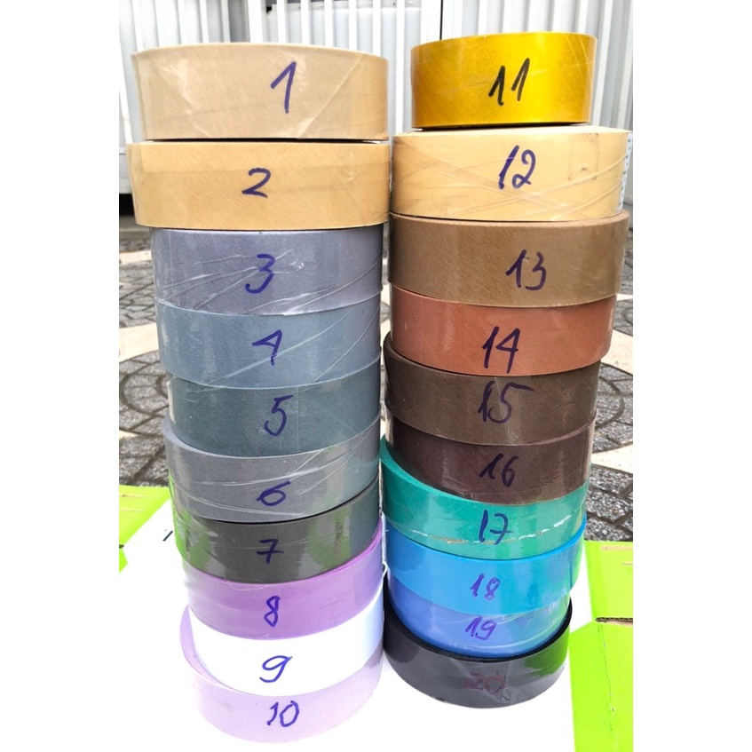 cuộn viền thô, dây vải may viền, dây viền gấu rèm 1 cuộn 55m 3,5cm