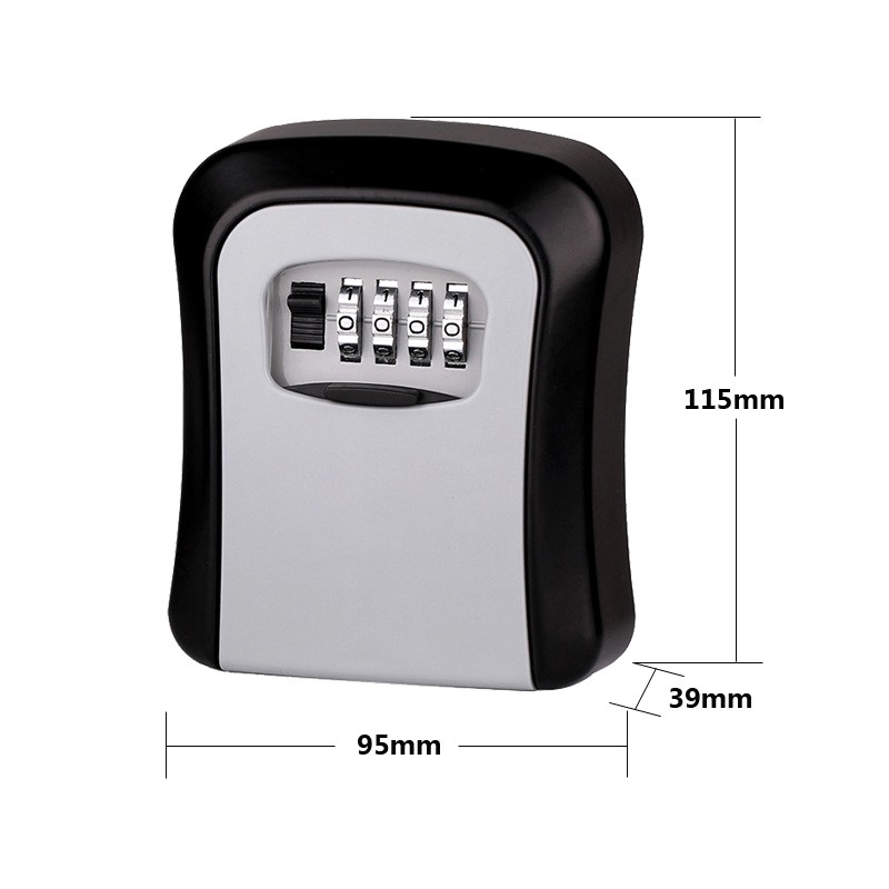 Hộp đựng chìa khóa an toàn - Lock box NF01, sử dụng khóa số để mở và có thể thay đổi mã số