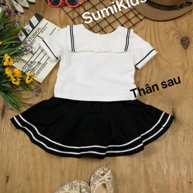 Set váy thể thao bé gái cực yêu