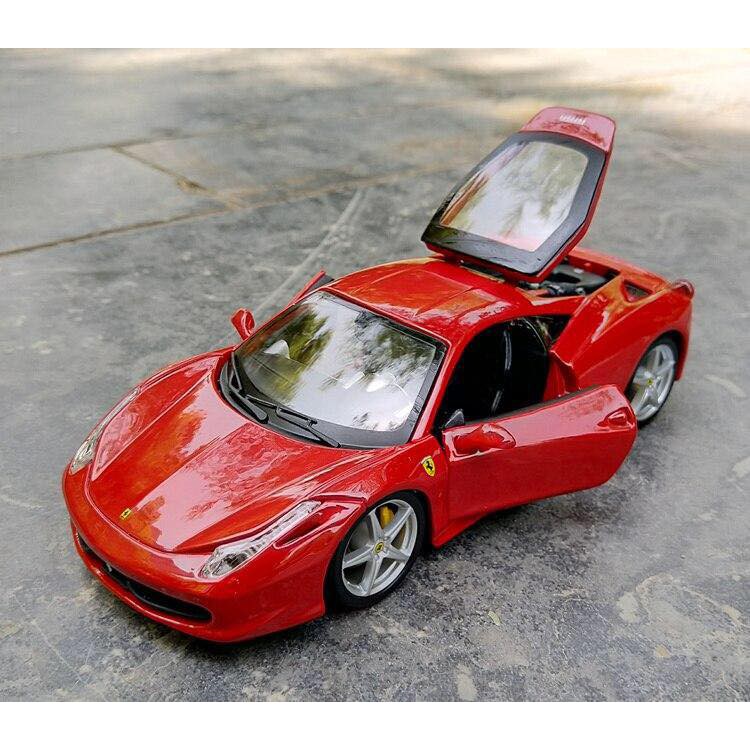 MÔ HÌNH KIM LOẠI XE Ô TÔ ]FERRARI 458 ITALIA 1:24 [Red]