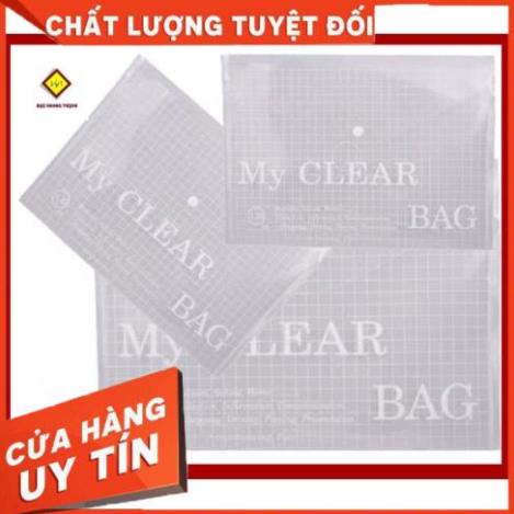 Bìa nút My Clear A4 F4 file nút lưu trữ hồ sơ bìa nhựa nút