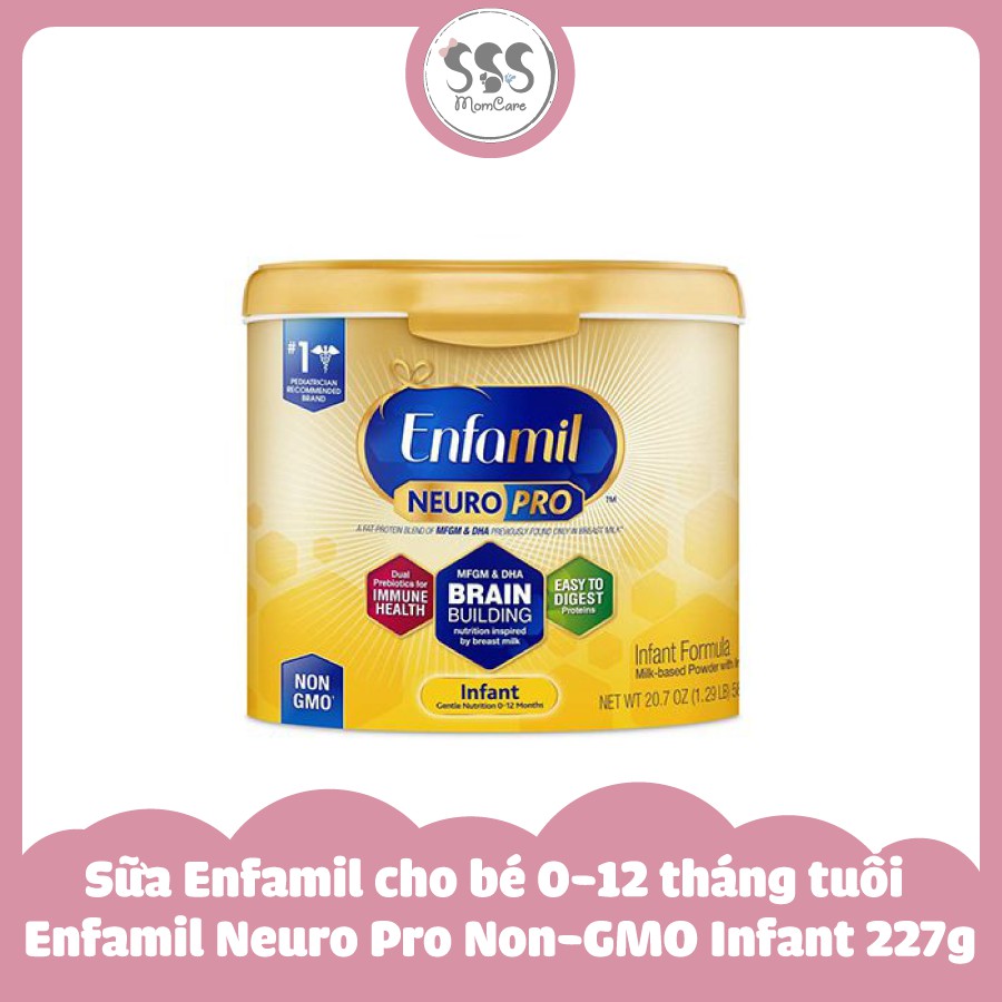 Sữa Enfamil cho bé 0-12 tháng tuổi Enfamil Neuro Pro Non-GMO Infant 227g