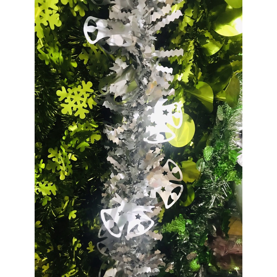 Dây đuôi chồn kim tuyến Noel cỡ lớn - đường kính 6 cm - VPP Brendo