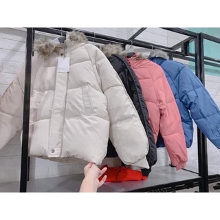  Áo Phao Béo Cao Cấp Hàng 3 Lớp. Đại Hàn Mũ Lông Siêu Ấm Quảng Châu Hường khểnh Shop. 
