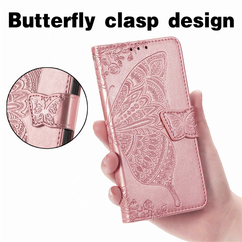Bao Da Họa Tiết Bươm Bướm Có Ngăn Đựng Thẻ Cho Samsung Galaxy S 21 S21 S21 + Plus Ultra S21Plus S21Ultra | BigBuy360 - bigbuy360.vn