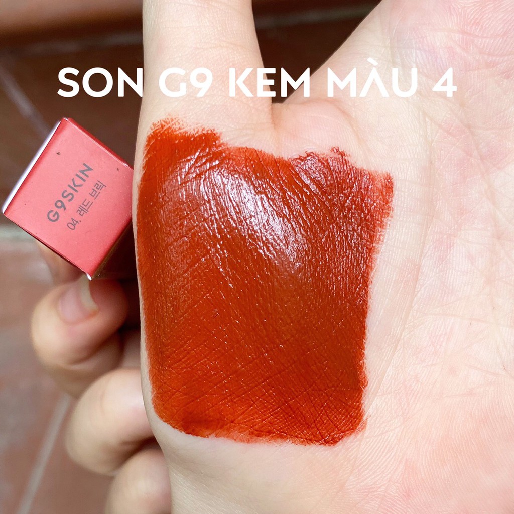 (Chính Hãng)Son Kem G9 Skin First V-Fit Velvet Tint 3.5g