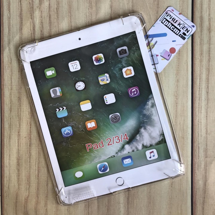 Ốp lưng iPad 2 - 3 - 4 dẻo Trong suốt Chống sốc | BigBuy360 - bigbuy360.vn