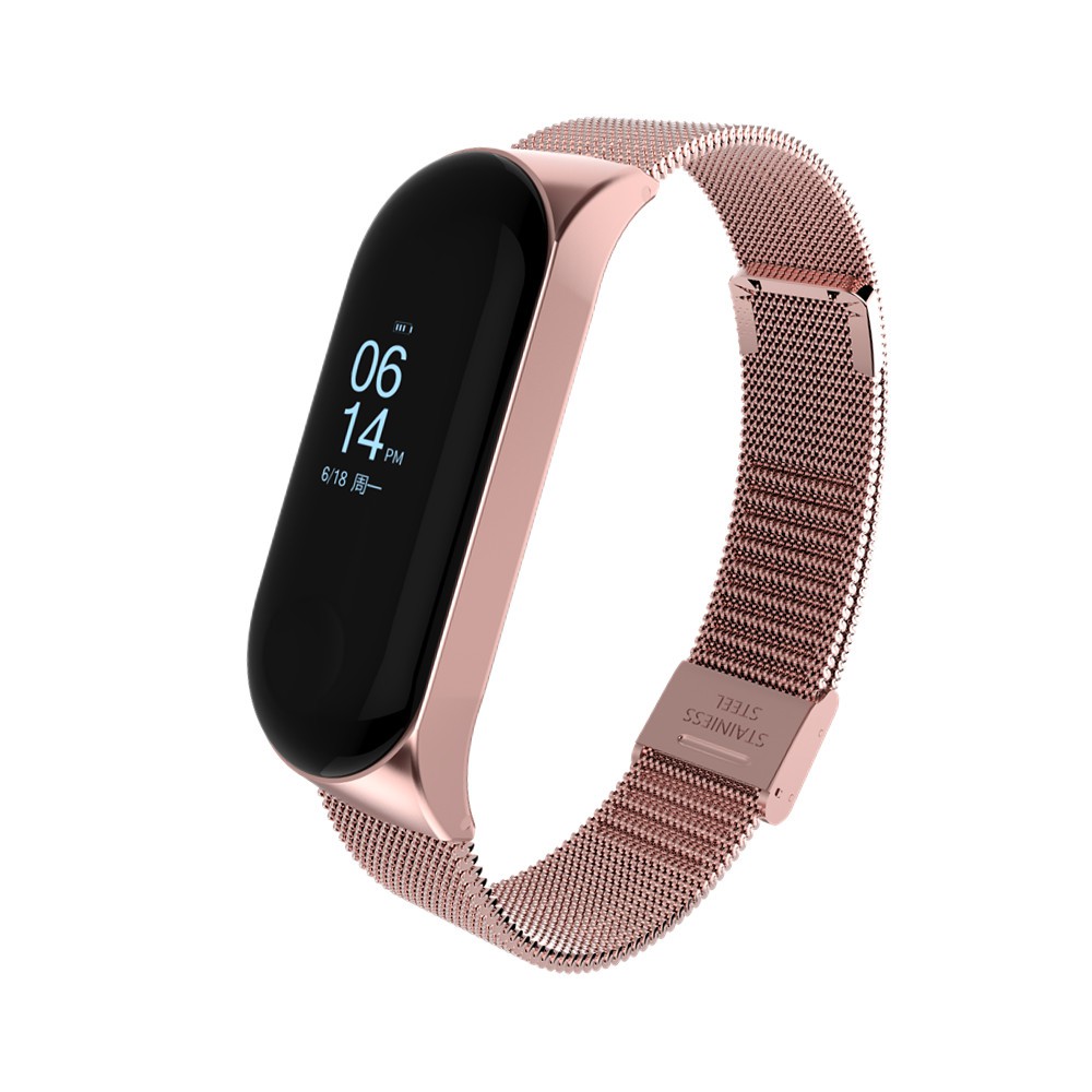 Dây đeo thay thế bằng thép không gỉ cho Xiaomi Mi Band 3 4