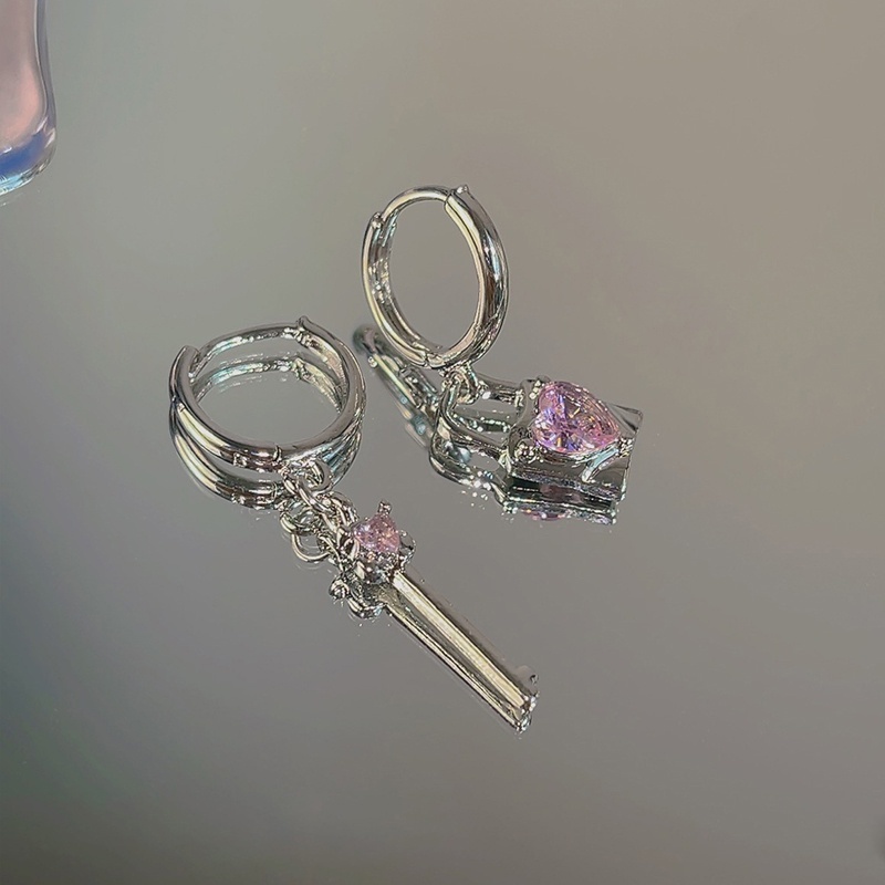 Bông Tai Hình Trái Tim Sang Trọng Cho Nữ